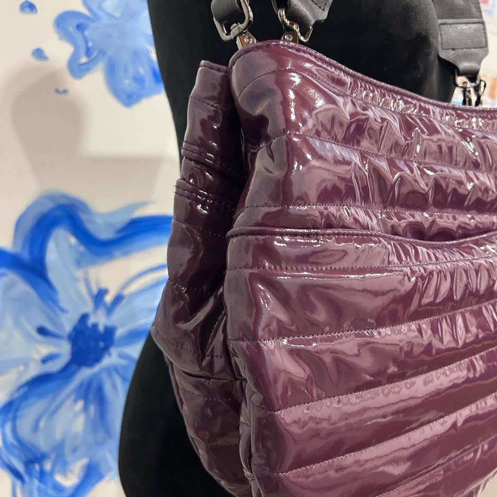 THINK ROYLN Purple Quilted Crossbody Bag - Picture 6 of 9
